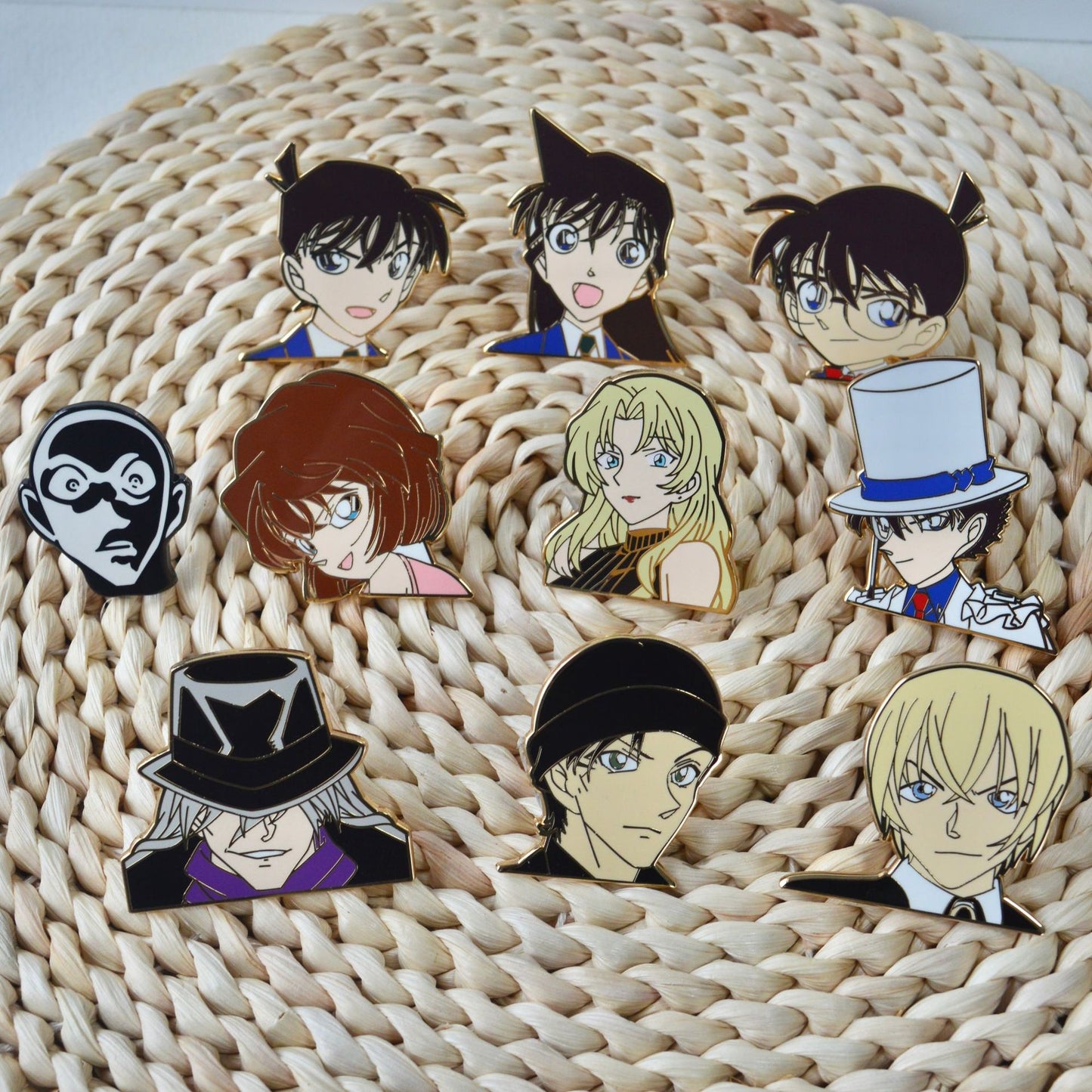 Detective Conan: Kaito Kid, Ai Haibara, Tooru Amuro, Gin Pin