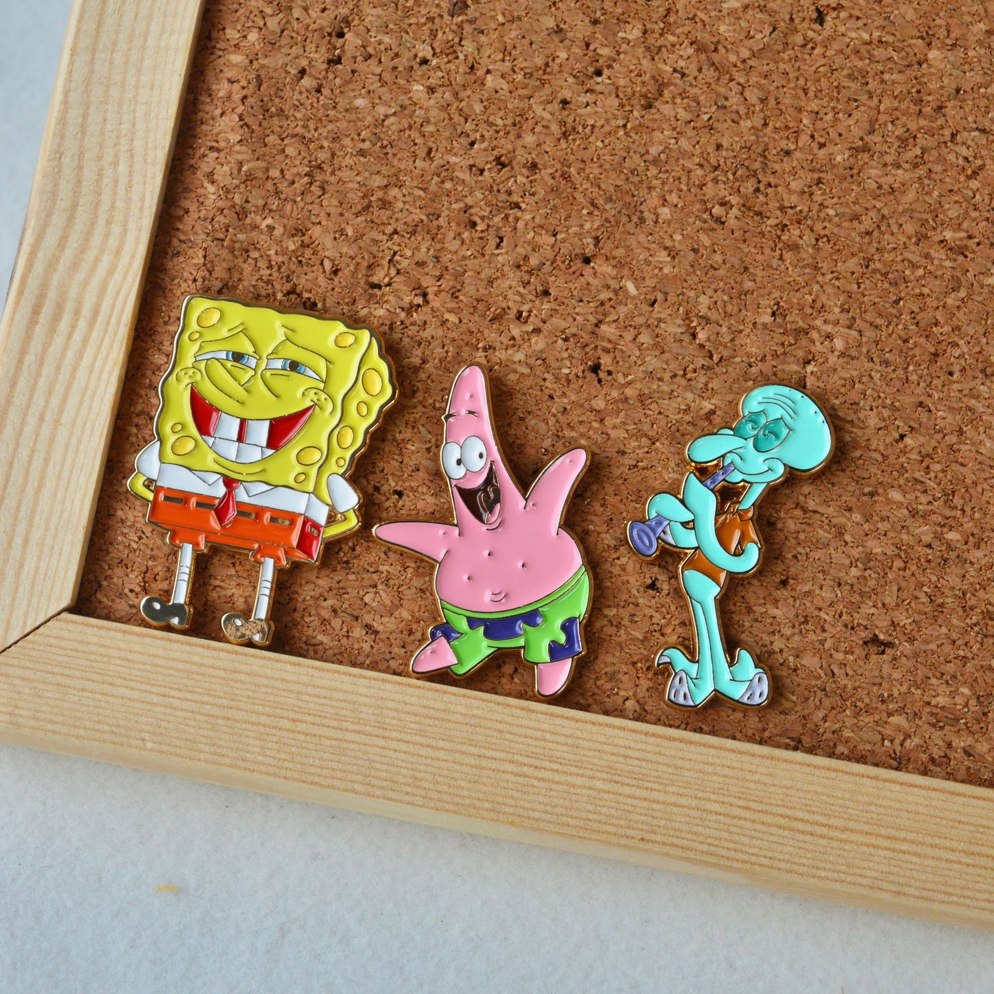 SpongeBob SquarePants Patrick Star Squidward Tentacles Pin