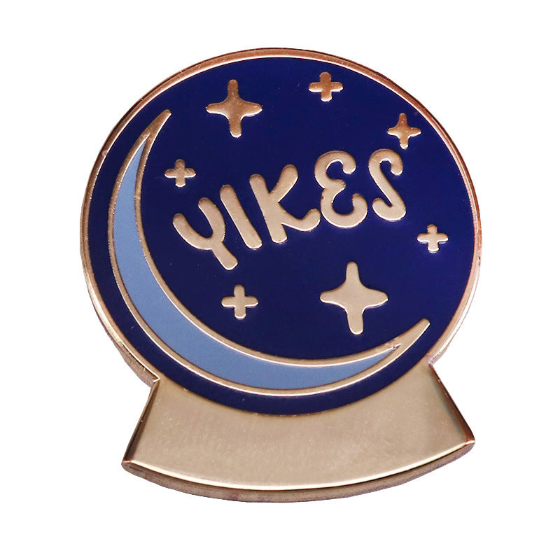 front view of Magic Crystal Ball Pin