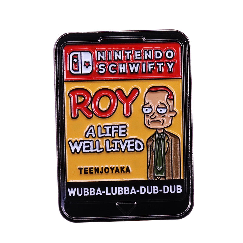 Roy'S Life Is Good Game Rick And Morty Pin