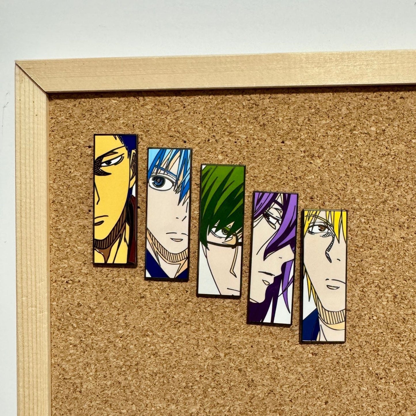 Kuroko's Basketball Kise Ryota Midorima Shintaro Murasakibara Atsushi Kuroko Tetsuya Aomine Daiki Pin