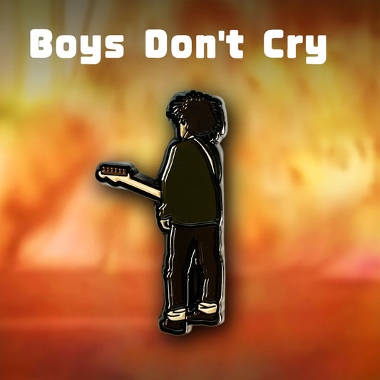 The Cure Carrot Head Boys Don't Cry Rear Punk Goth Rock and Roll Pin