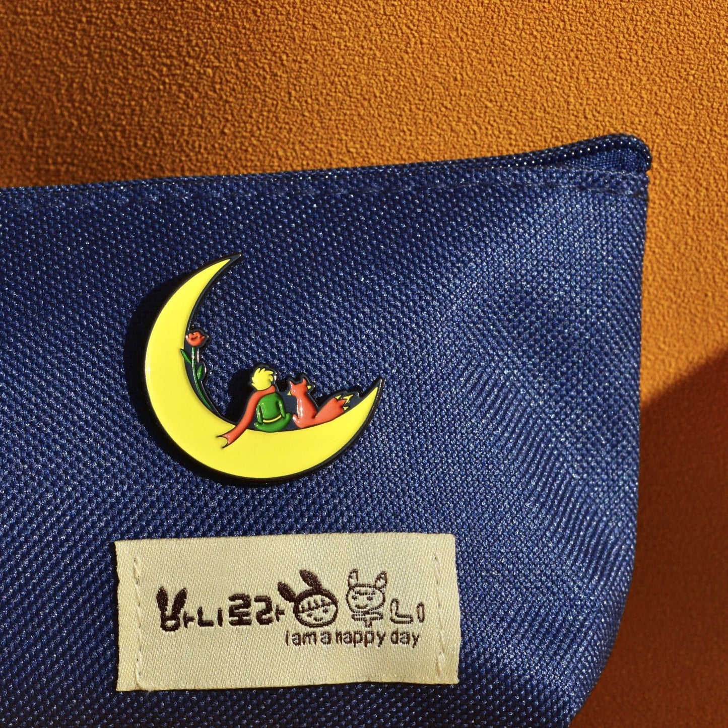 The Little Prince and the Fox's Back View Pin
