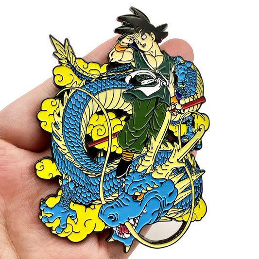 Dragon Ball Goku and Shenron Dragon Ball Pin
