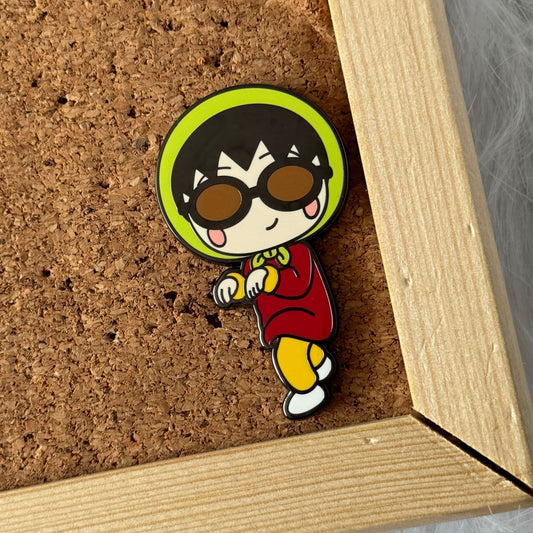 Chibi Maruko-chan with Sunglasses Pin