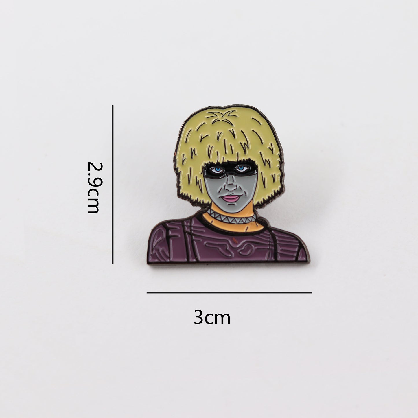 The Golden Haired Boy Under The Mask Pin