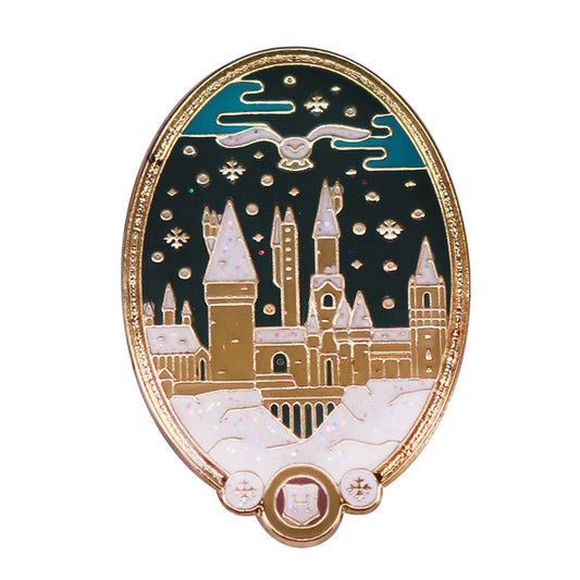 Hogwarts Castle Night Pin