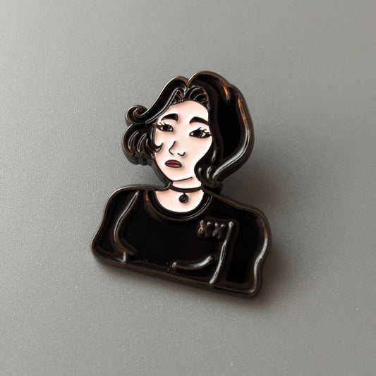 Doomer Girl Post-Punk Pin