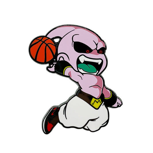 Dragon Ball Majin Buu Playing Basketball Pin