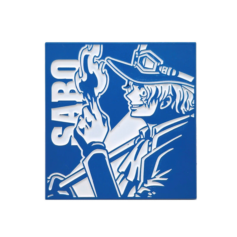 One Piece Luffy Zoro Pin