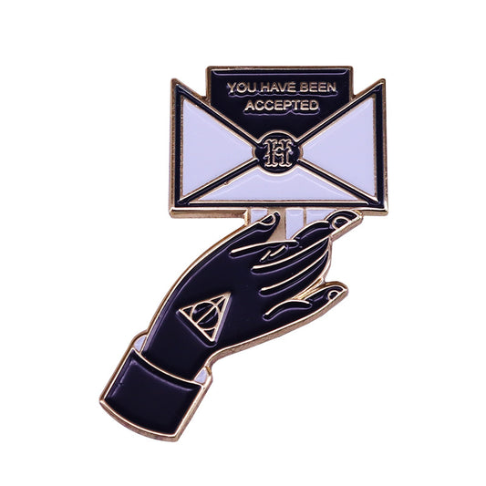 Harry Potter School Admission Letter Pin