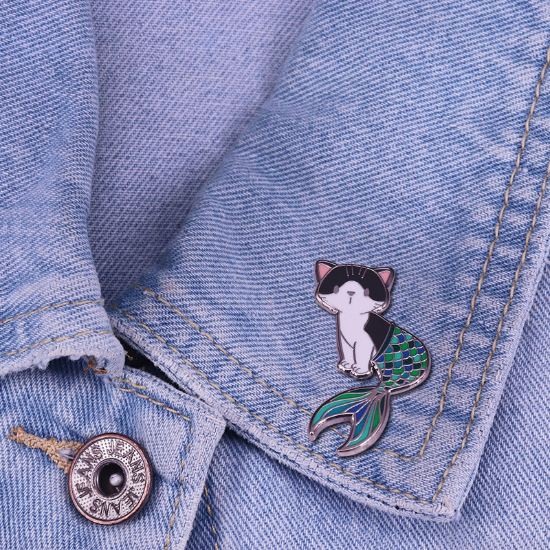 Mermaid Cat Pin