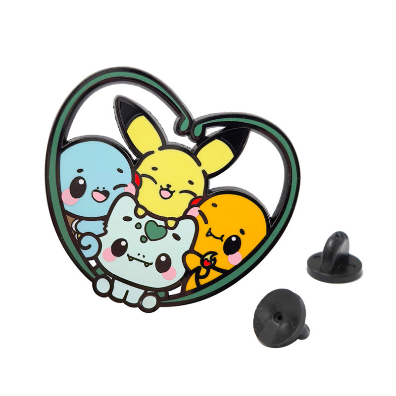 Otherworldly Royal Three Families Monster Spirit Pin