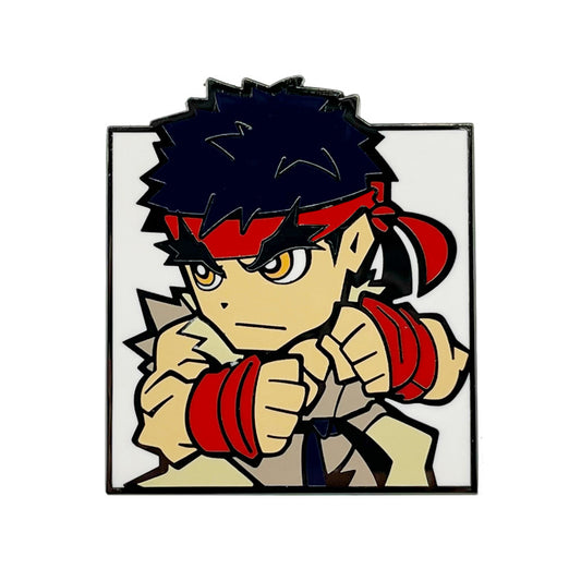 Street Fighter Ryu Ken Akuma Hadoken Pin