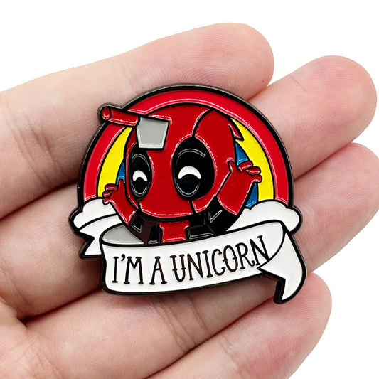 Deadpool Unicorn Pin