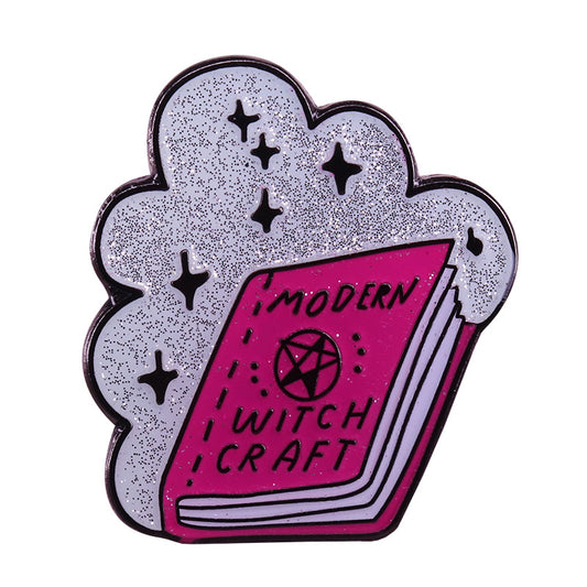 Witchcraft Spells Book Pin