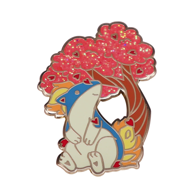 Hamster Under The Bonsai Tree Pin