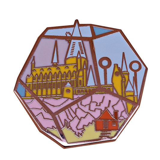 Harry Potter Hogwarts Glass Container D20 Dice Pin