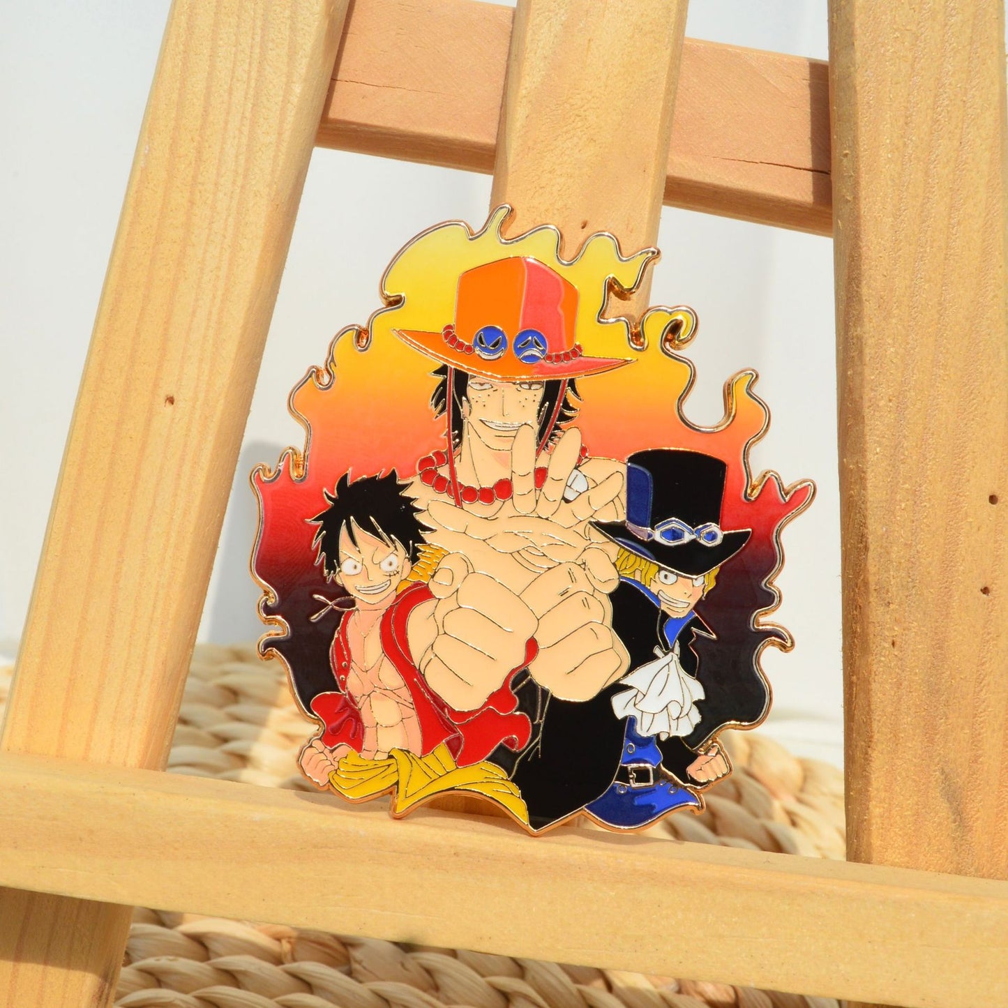 One Piece: The Three Brothers Pin