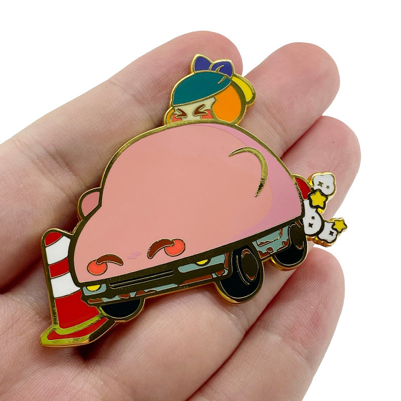 Kirby's Dream Car Game Pin