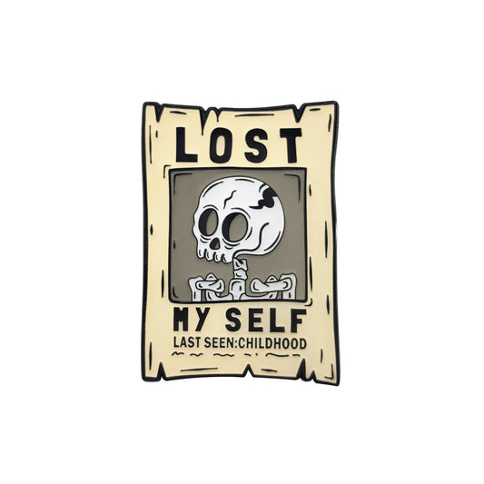 Skull Lost Childhood Self Luminous Pin