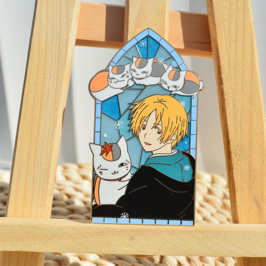 Natsume's Book of Friends Natsume Takashi Nyanko-sensei Pin