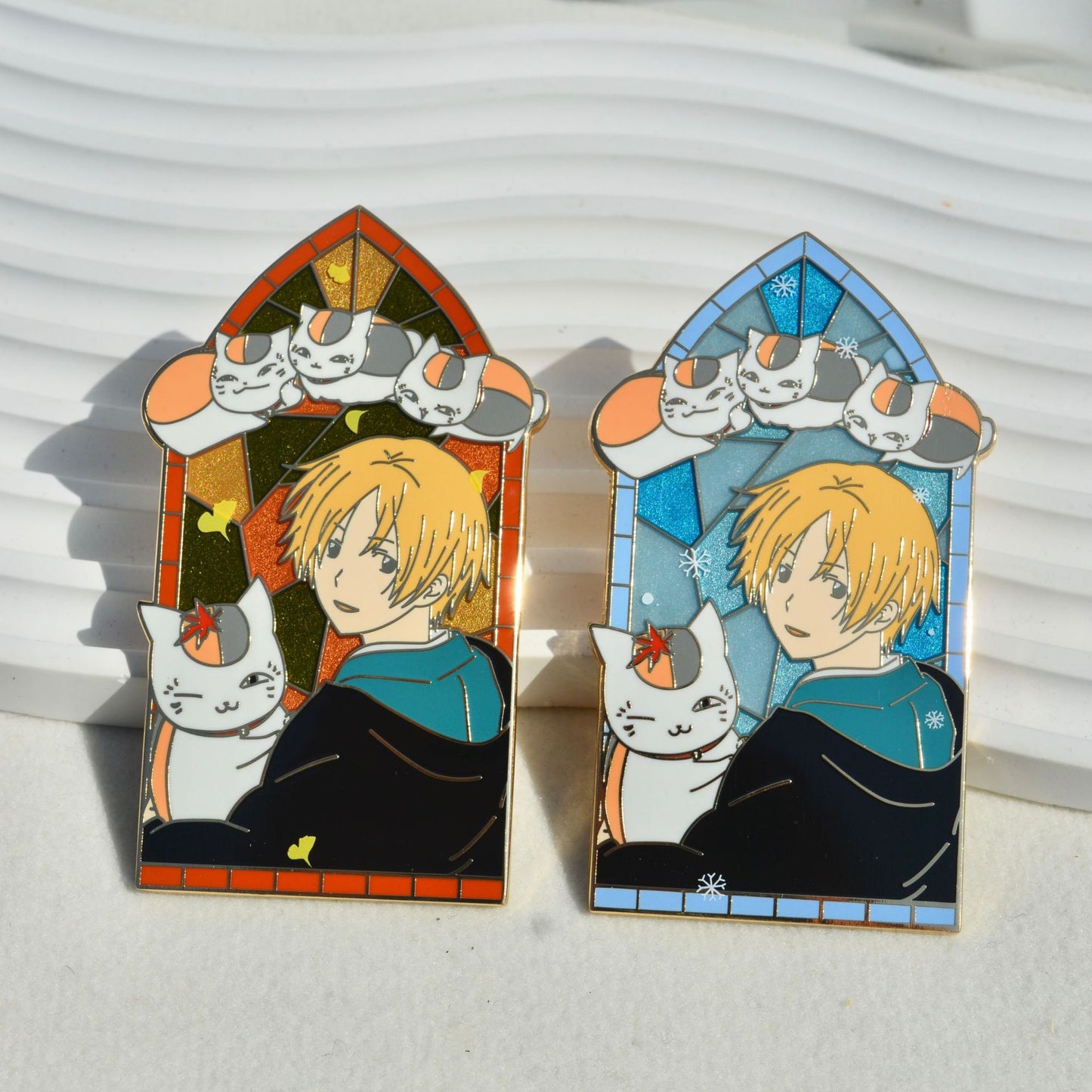Natsume's Book of Friends Natsume Takashi Nyanko-sensei Pin