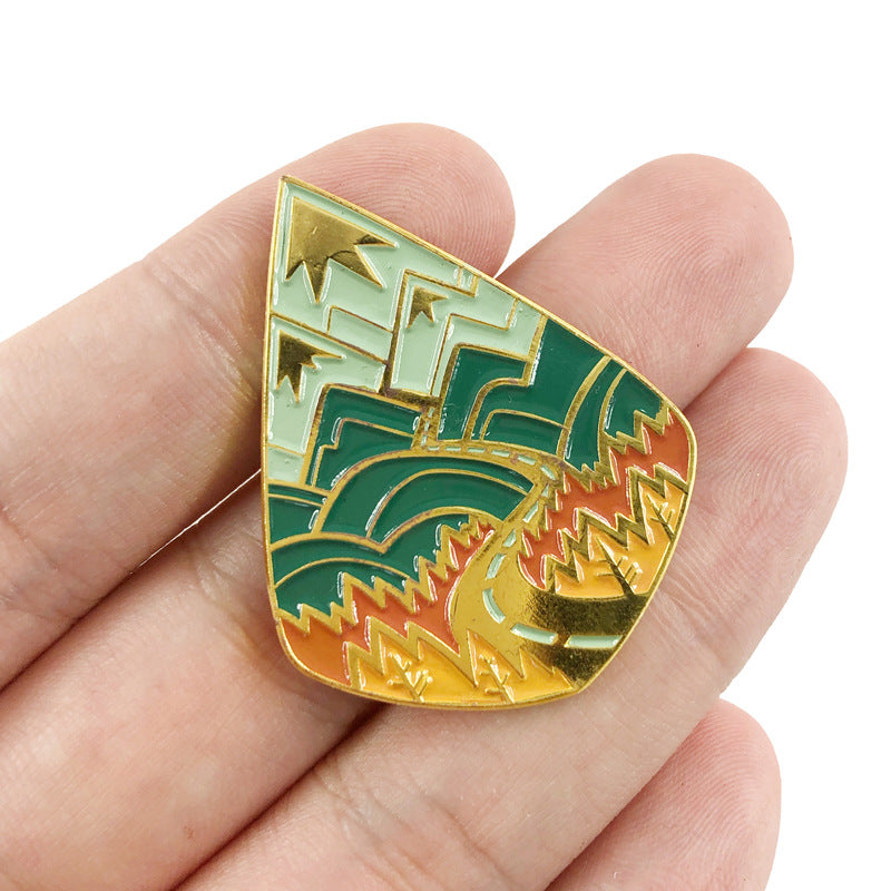 Mountain Scenery Tour Pin