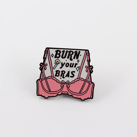 Burn Your Bra: The Feminist Movement Pin