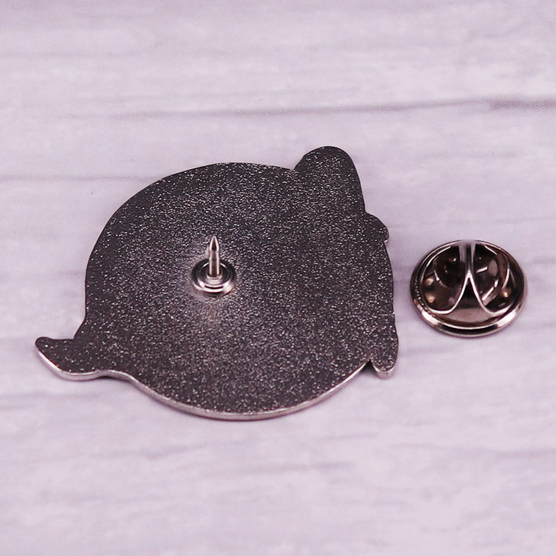 Blue Whale And Waves Pin