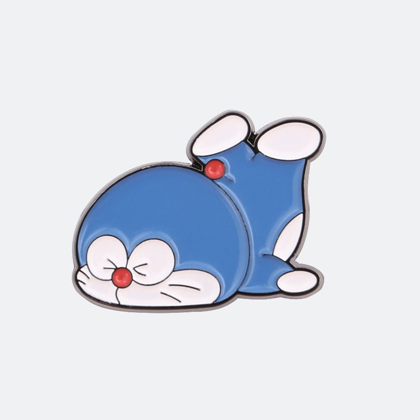 Falling Doraemon Pin