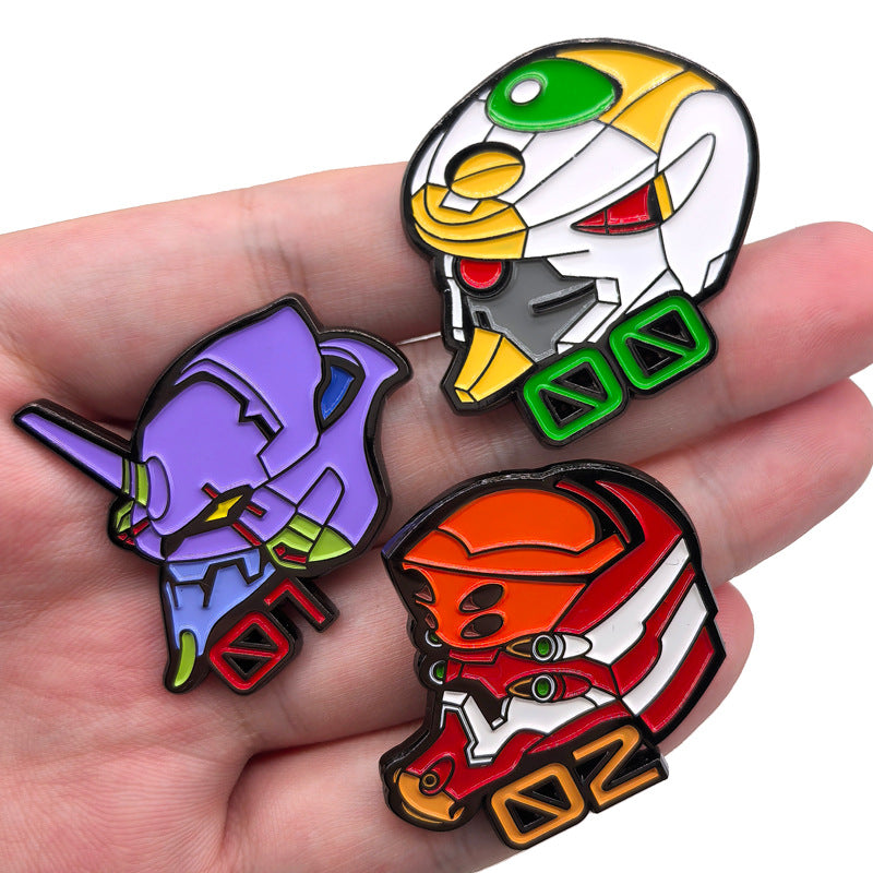 Neon Genesis Evangelion EVA Robot Pin