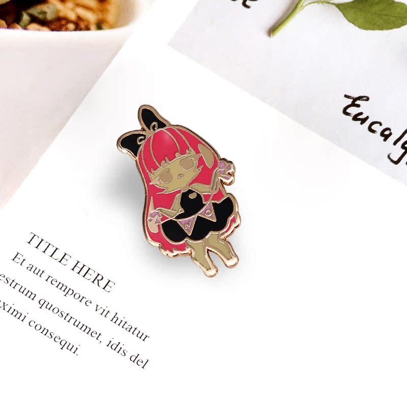 No Girl Coincidence Banner Pin