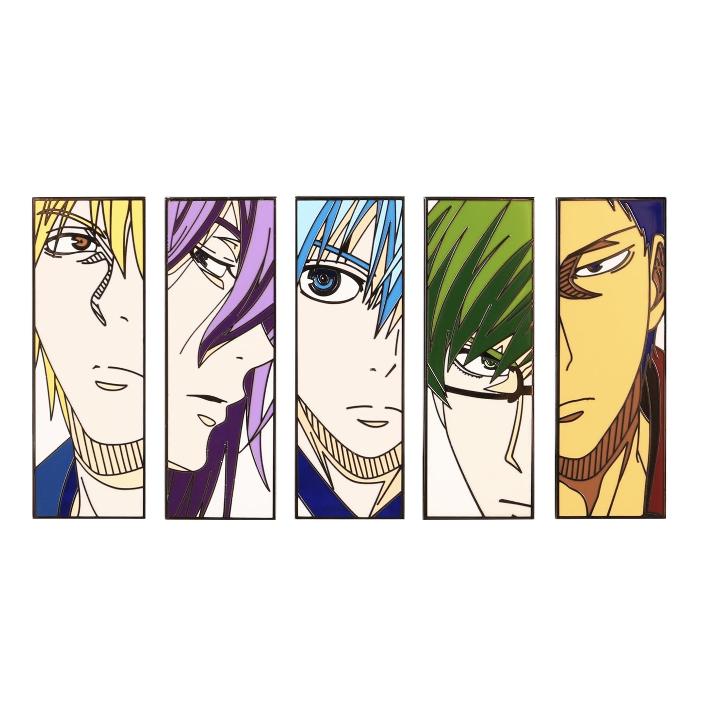 Kuroko's Basketball Kise Ryota Midorima Shintaro Murasakibara Atsushi Kuroko Tetsuya Aomine Daiki Pin