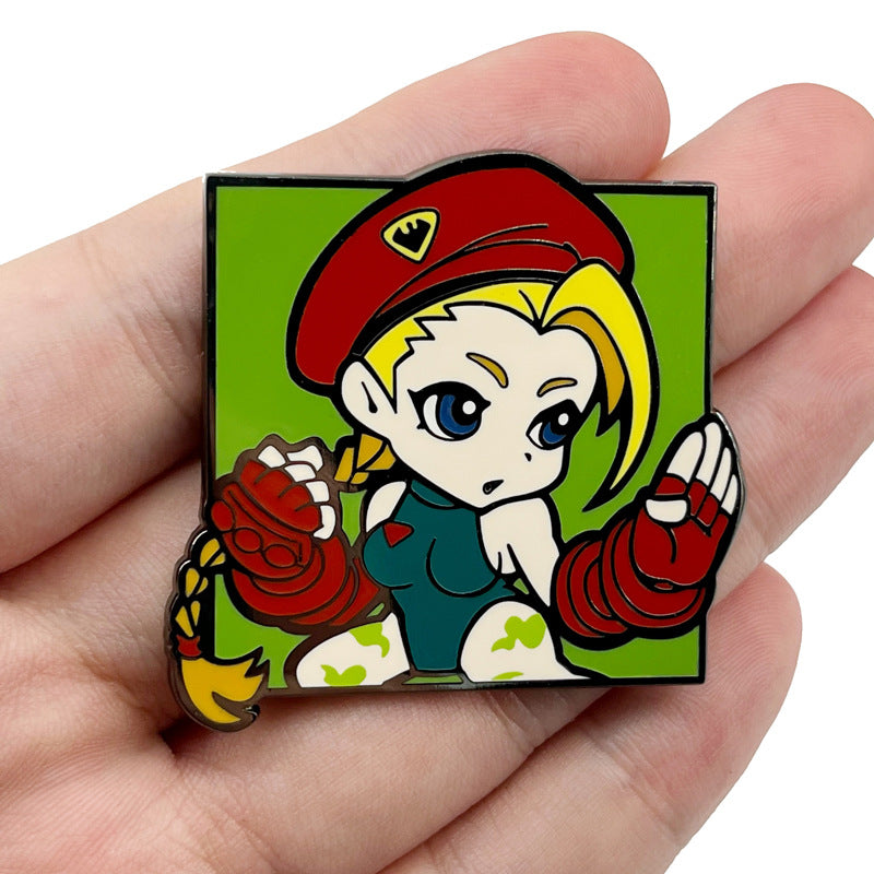 Street Fighter Ryu Ken Akuma Hadoken Pin