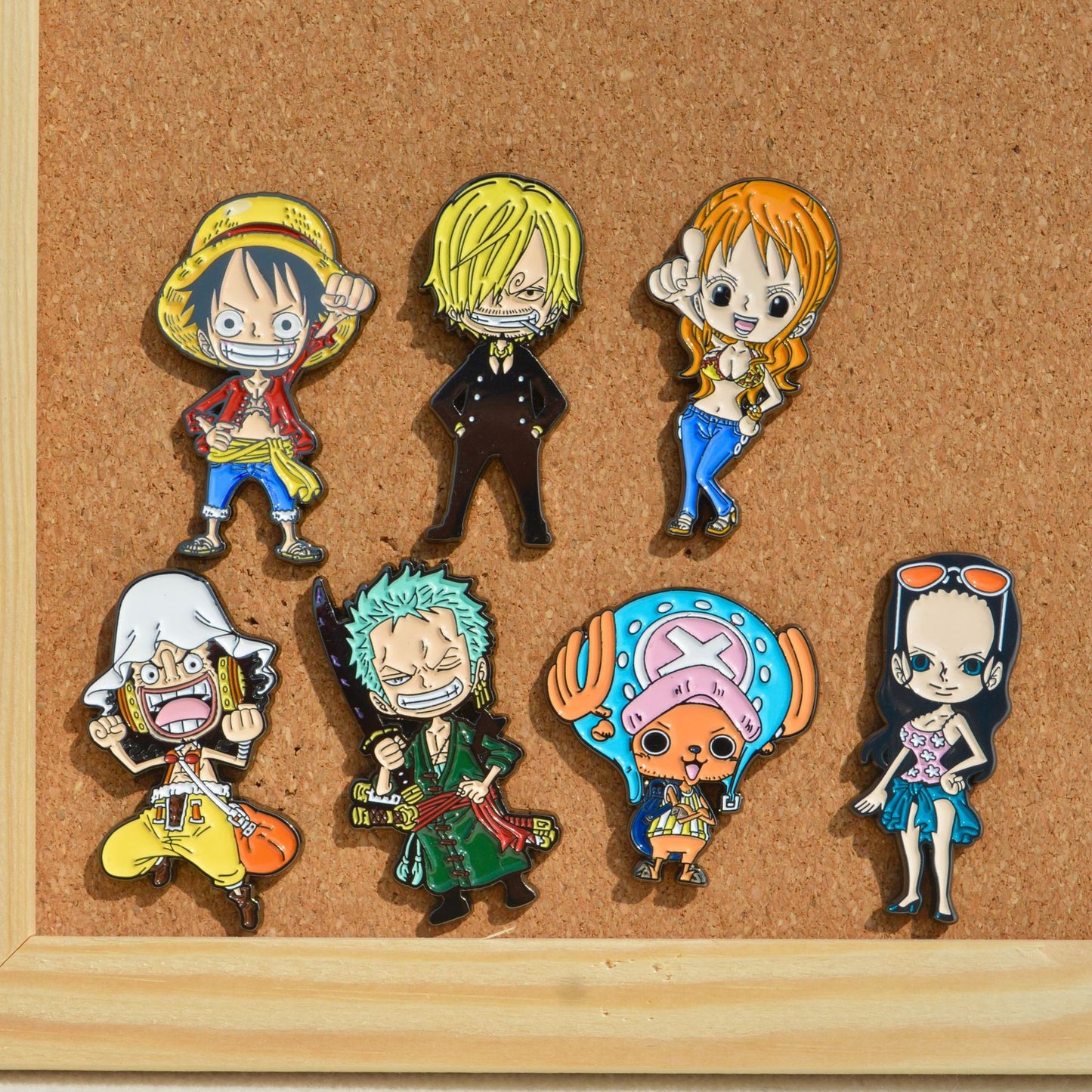 One Piece Straw Hats Pin