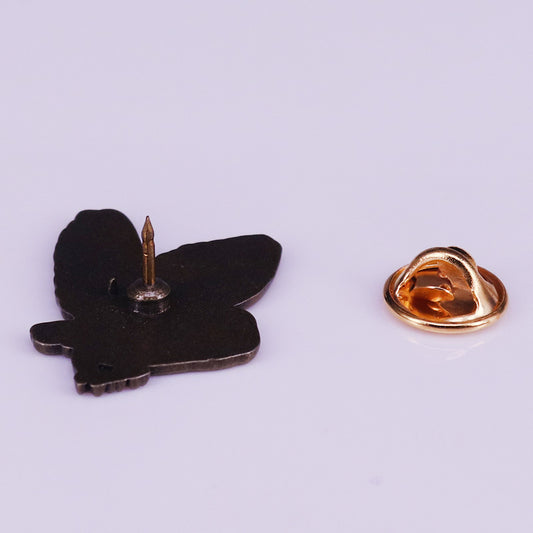 Barn Owl Flying Celestial Pin