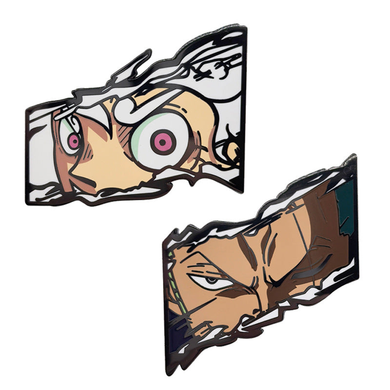 One Piece Luffy Zoro Pin