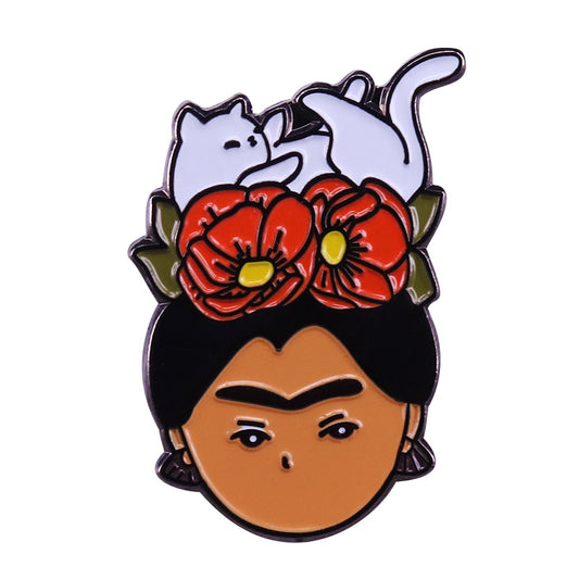 Frida Cat Pin