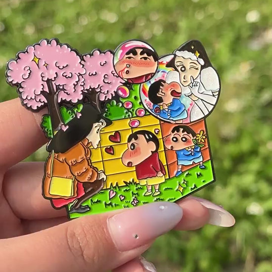 video of Crayon Shin-chan: Shin-chan and Nanako's First Encounter Pin