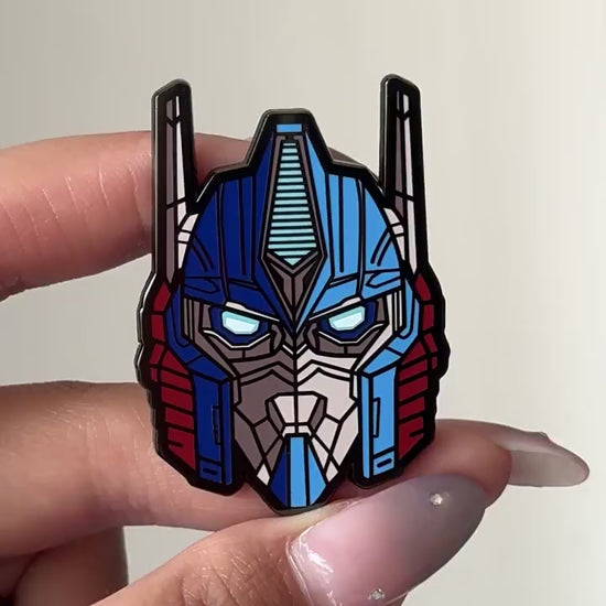 video of Transformers Optimus Prime Pin