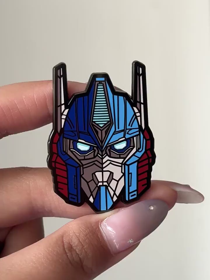 video of Transformers Optimus Prime Pin