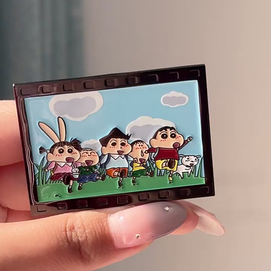 video of Crayon Shin-chan Kasukabe Defense Force Pin