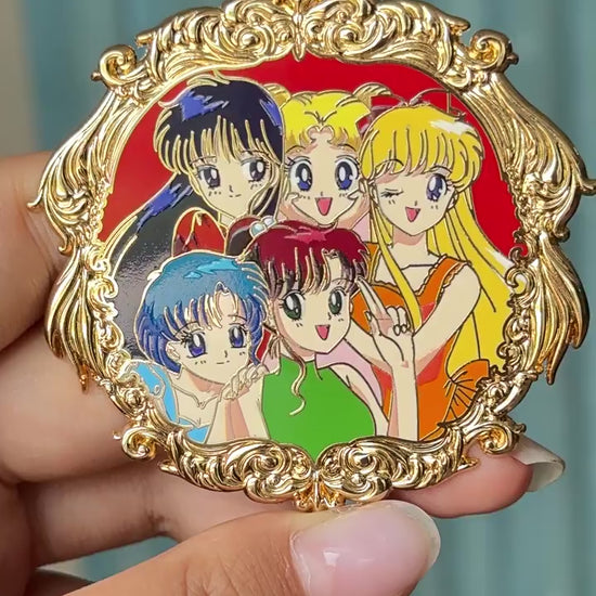 video of Sailor Moon Relief Pin
