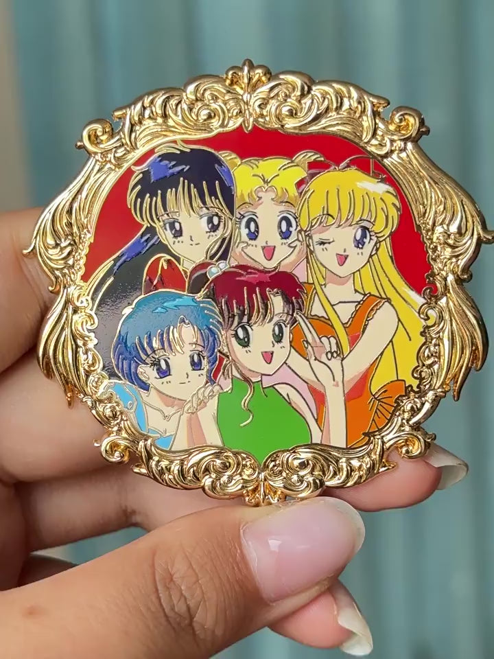 video of Sailor Moon Relief Pin