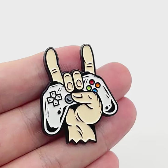 video of PS Gamepad Gaming Enthusiast Pin