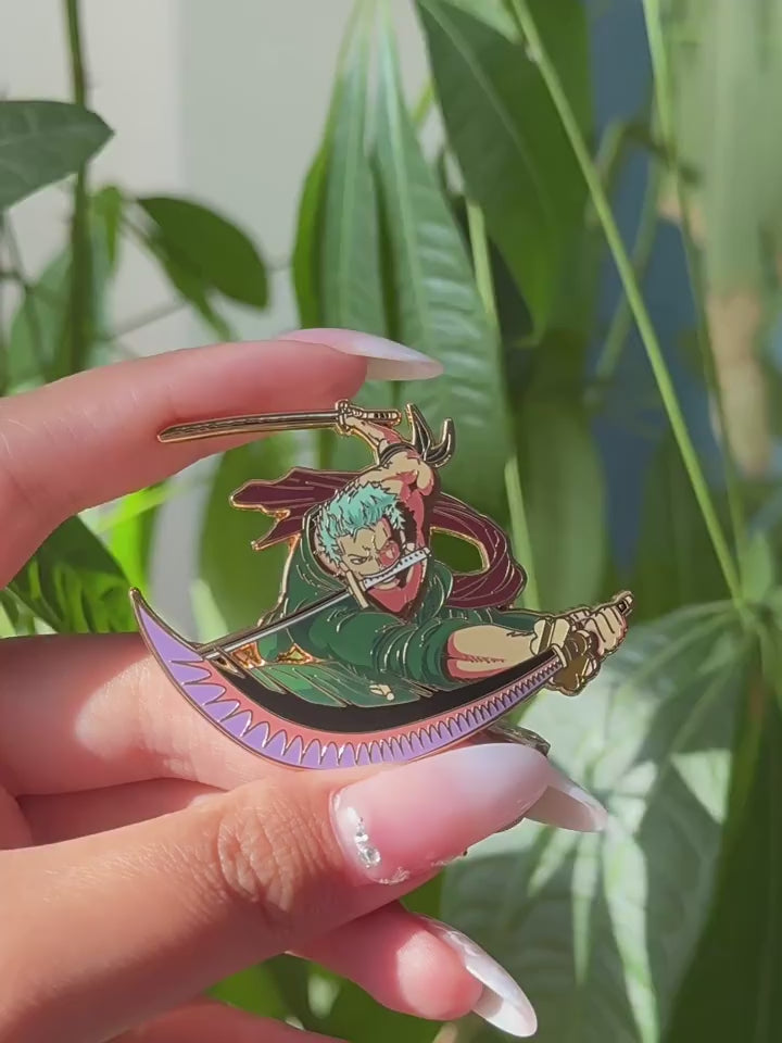 video of One Piece Zoro Pin