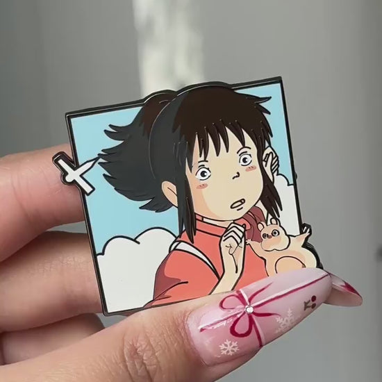 video of Spirited Away: Hayao Miyazaki's No-Face, Haku, and Yubaba Pin