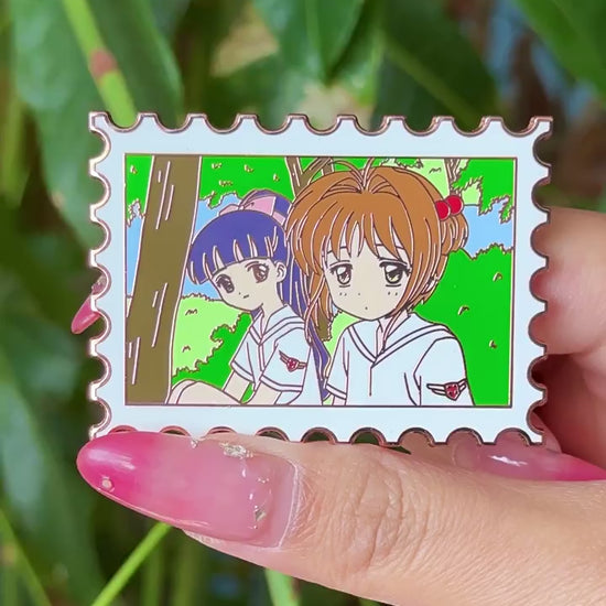 video of Cardcaptor Sakura Sakura Tomoyo Group Photo Pin