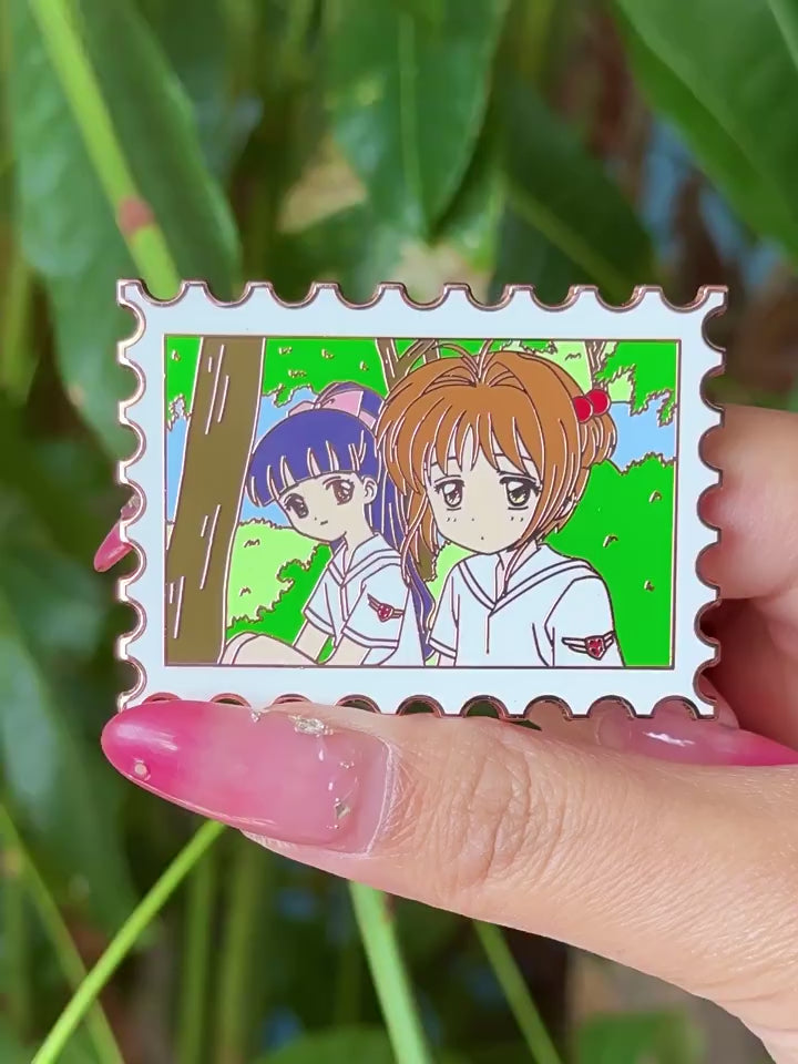 video of Cardcaptor Sakura Sakura Tomoyo Group Photo Pin